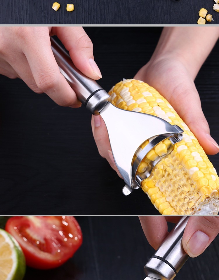 剥玉米器304不锈钢刨玉米脱粒器削玉米刀刨粒削粒器厨房小工具