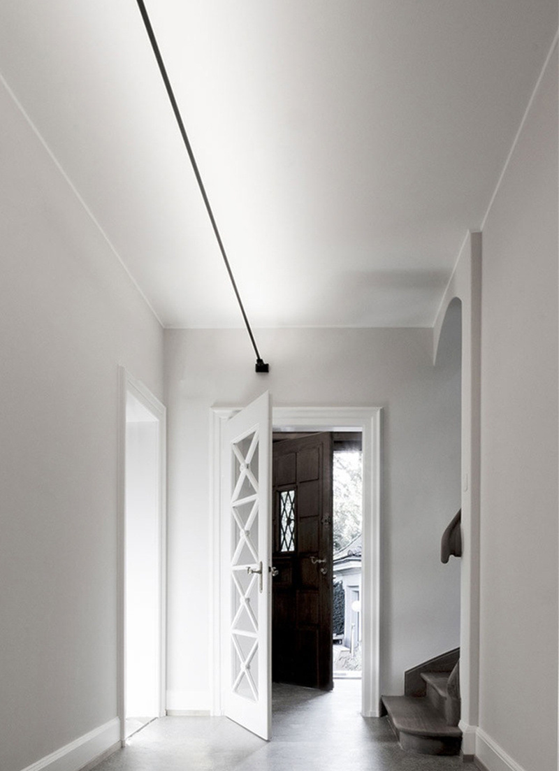 天际线灯网红简约led过道天际线钢带灯长条灯带过道线性型无主灯设计