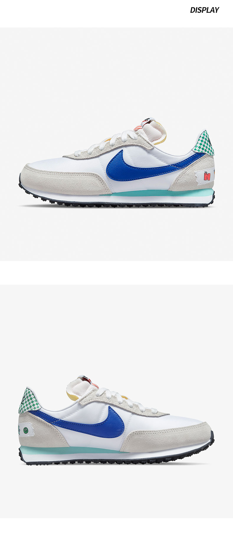 nike/耐克 waffle trainer 2 bg 大童男童女童运动休闲鞋 dm7213-141