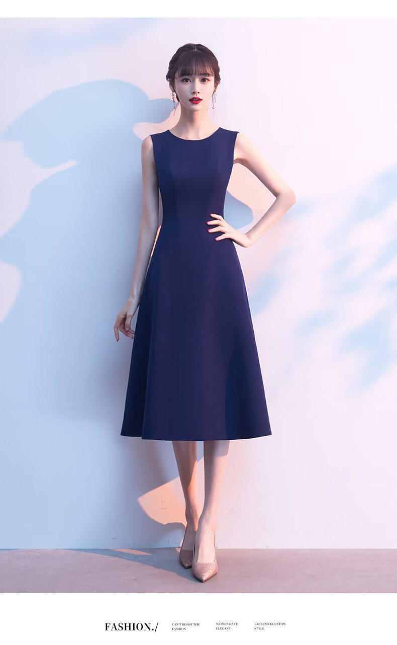 馨诗娅参加婚礼穿的连衣裙女宴会晚礼服新款夏季气质平时可穿喜宴连身