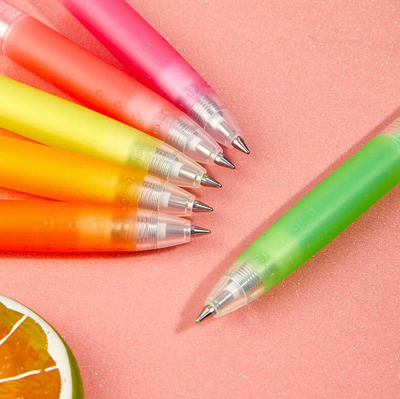 百乐(pilot)juice果汁笔荧光标记笔彩色记号笔学生用juice up按动中性