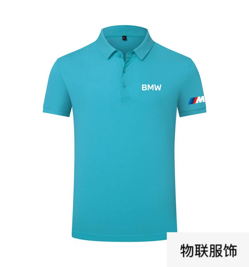 宝马t恤男子短袖bmw motorsport商务休闲polo衫bmw短袖翻领工作服4s店