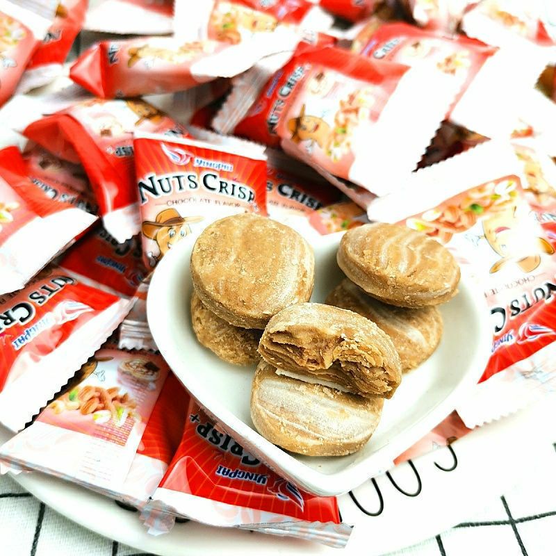 英国进口鹰派咖啡果仁酥心糖500g办公室休闲零食散装糖果结婚糖