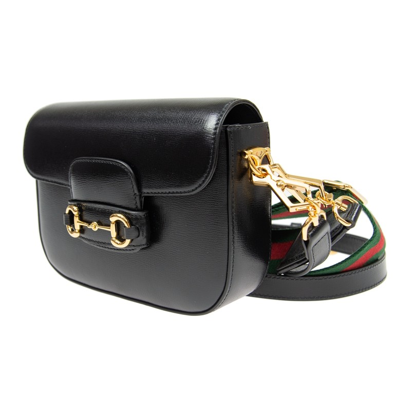 gucci古驰 女包 经典马衔扣1955系列迷你小号马鞍包 斜挎包 单肩包