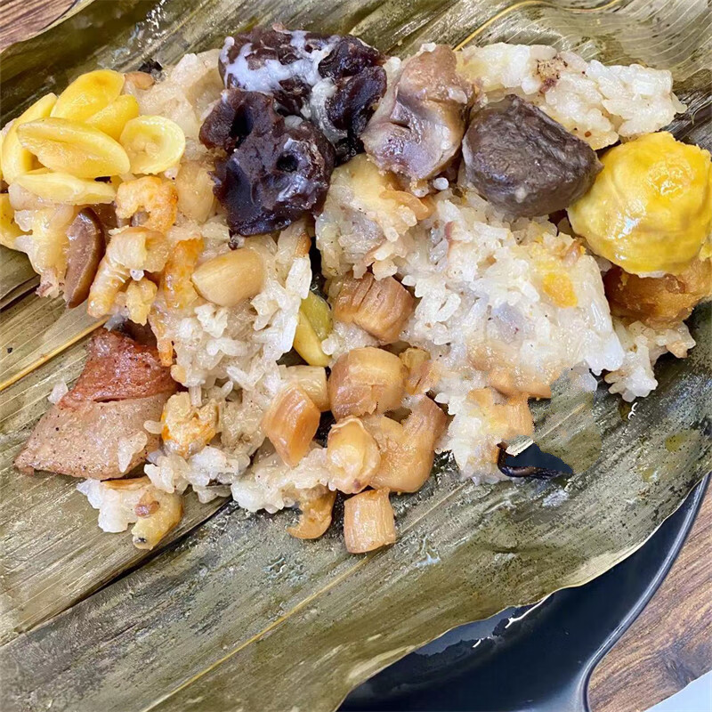 5折 潮汕汕头天后宫 粕籽粿小公园粽球 蛋黄咸肉粽 老妈宫粽子 端午