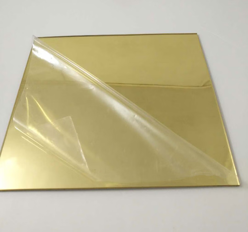 定制亚克力镜面板材玫瑰金茶色有机玻璃定制浅金塑料镜子装饰墙贴吊顶