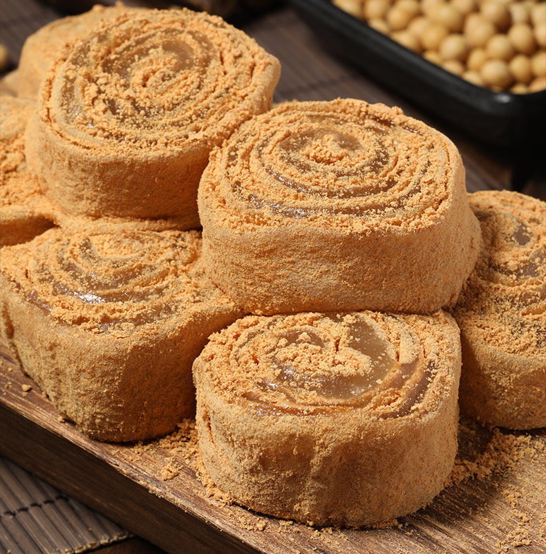 老北京驴打滚东北特产手工打糕糯米糍粑豆面卷特色小吃休闲零食1份无