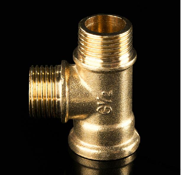 内外丝 铜配件接头套直接六6分转4分转接配件 加厚内外内4分铜三通