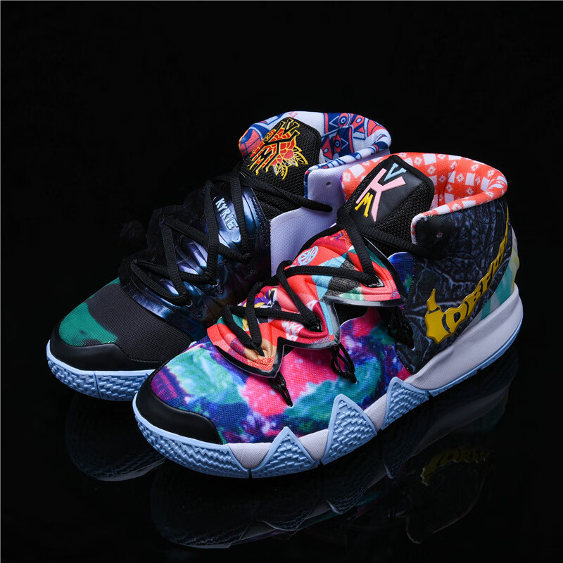 博欧文男鞋欧文s2篮球鞋扎染拼接鸳鸯蓝白蓝褐限量版7代气垫运动鞋67