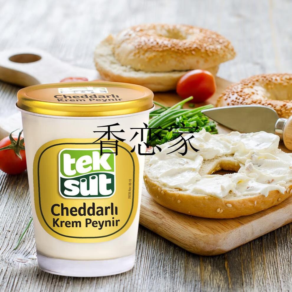 tek sut 土耳其进口涂抹奶酪早餐奶酪奶油芝士贝果奶酪140g 140g新