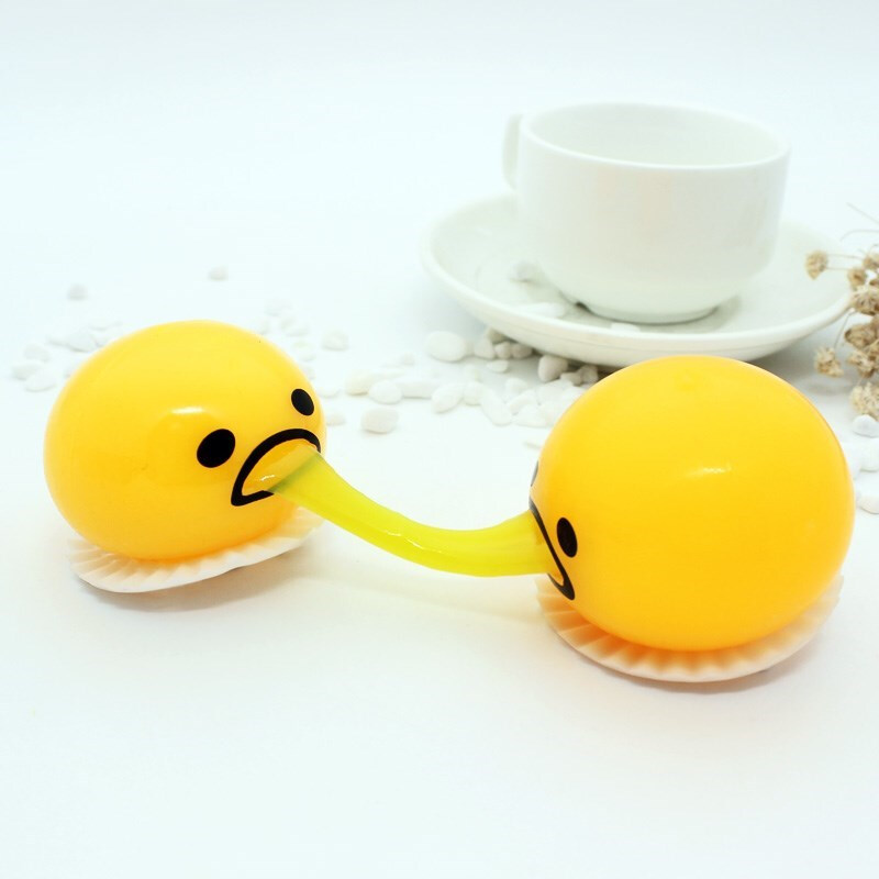 好玩的玩具创意好玩的东西解压上课无聊玩具吐蛋黄君会呕吐的哥捏捏乐