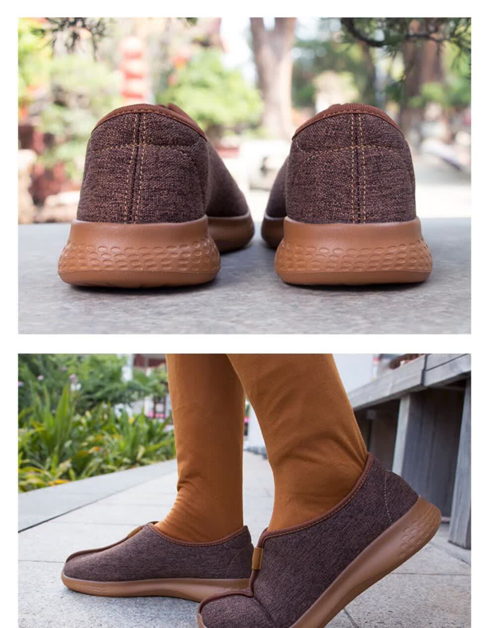 阔升出家人穿的僧鞋男女亚麻春秋禅修鞋软底复古夏季厚底轻便中国风