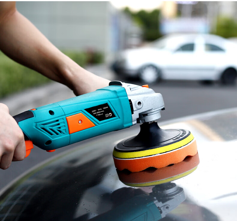汽车抛光机打蜡机车用小型220v封釉美容工具汽车打蜡抛光划痕修复