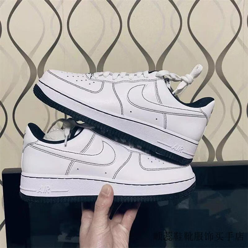 【尖货】耐克空军一号supreme联名运动板鞋男af1低帮滑板鞋女学生休闲