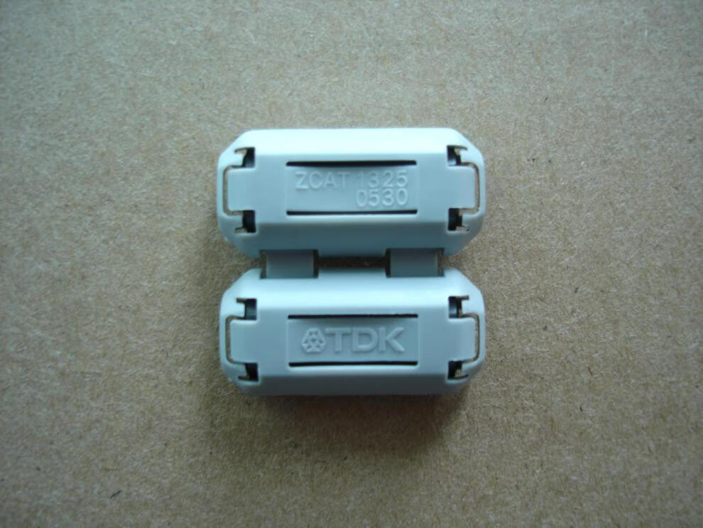 tdk滤波卡扣式磁环镍锌高频emi电磁抗干扰磁环13250530内径5mm黑色