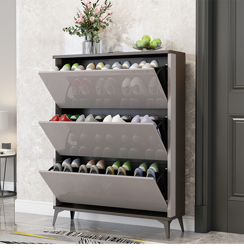 索讯科斜插式鞋柜翻斗式鞋柜新款2020收纳家用进门口大容量小户型玄关