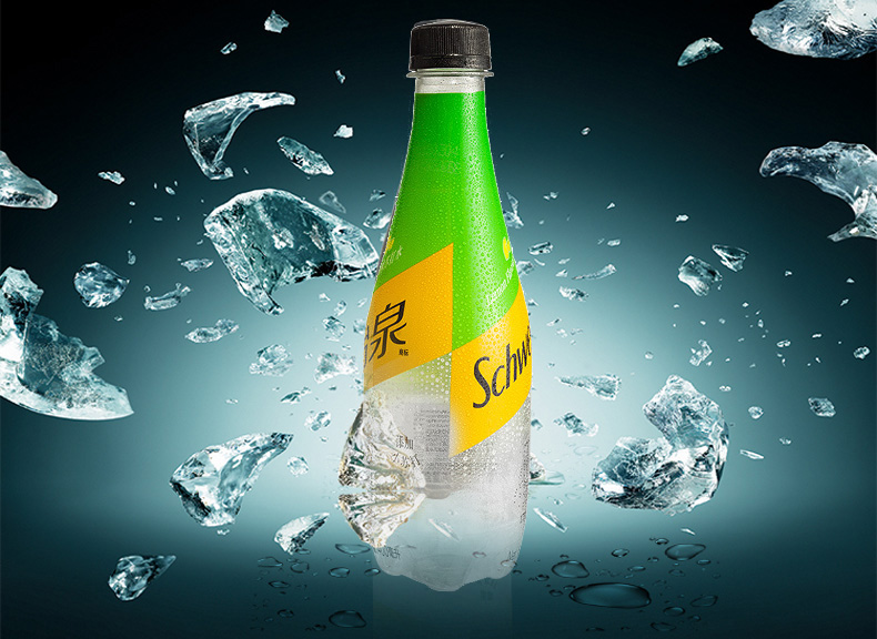 可口可乐怡泉含气柠檬味苏打水400ml12瓶整箱碳酸汽水饮料苏打水饮品