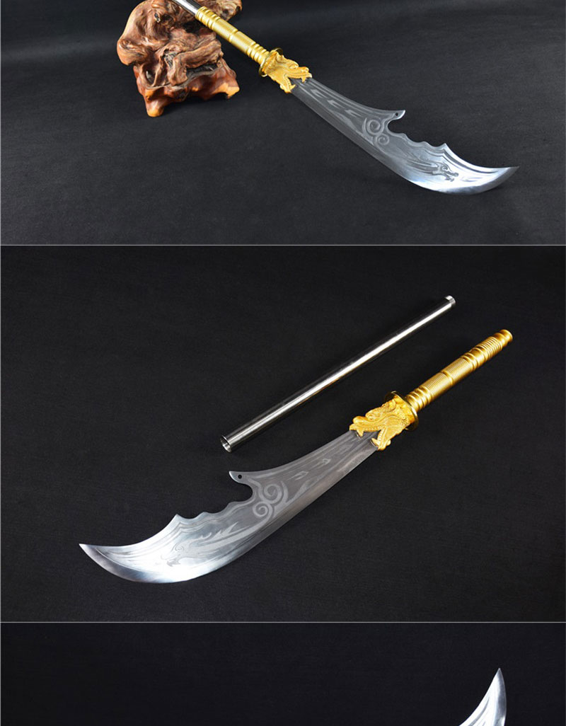 关刀长款青龙偃月刀真关云长大刀武术刀练武强身影视表演冷兵1器未