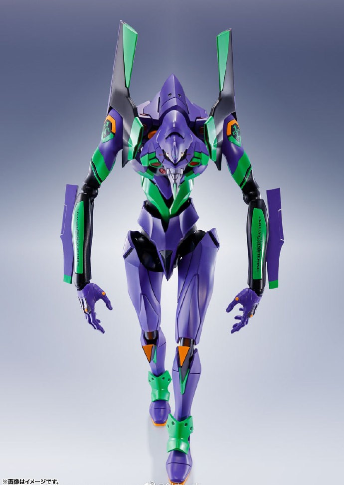 万代dynaction 新世纪福音战士eva初号机合金成品模型玩具 40cm 初号