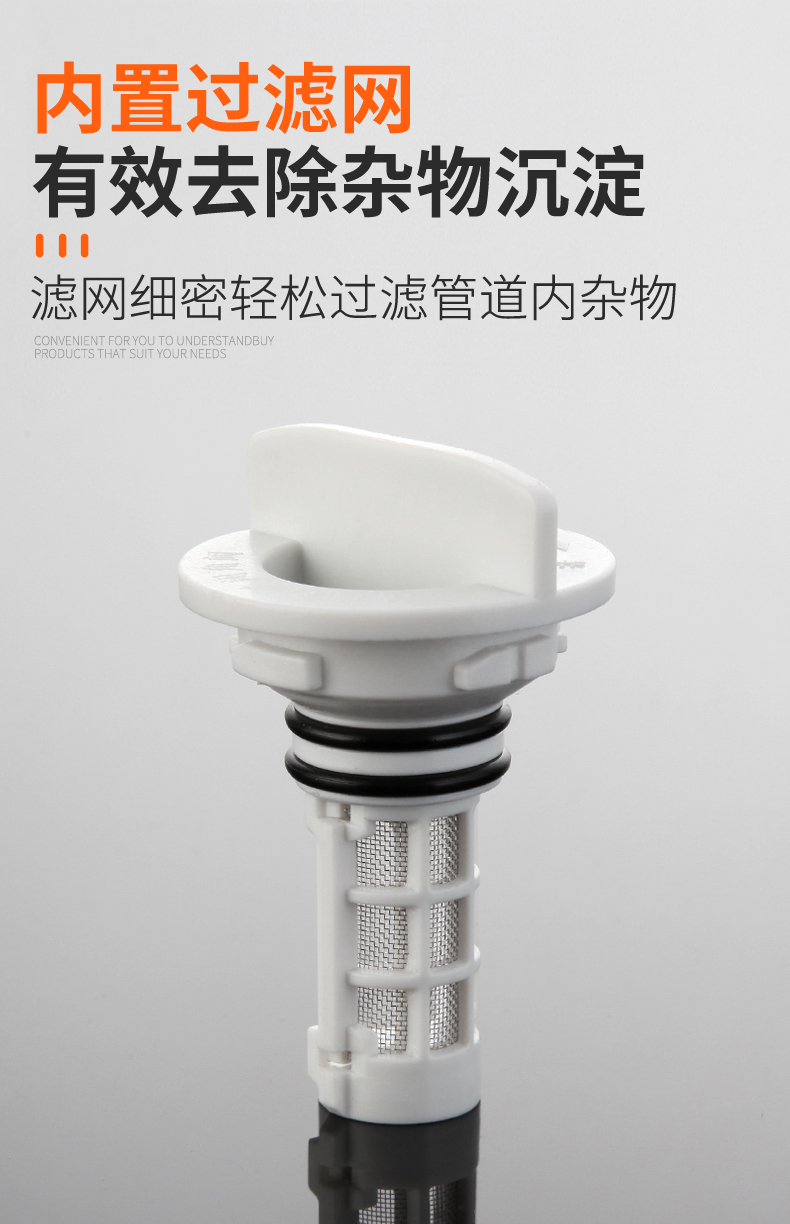 轩竞特2022新款热水器过滤器 可清洗家用可拆卸过滤网清洗热水器进水