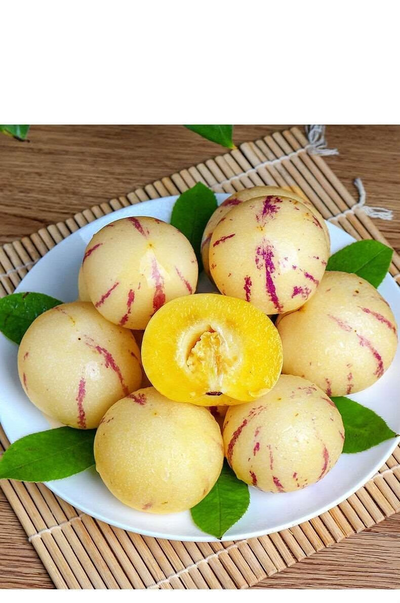 云南石林火山人参果新鲜应季孕妇水果圆果黄肉皮薄肉多3斤中果