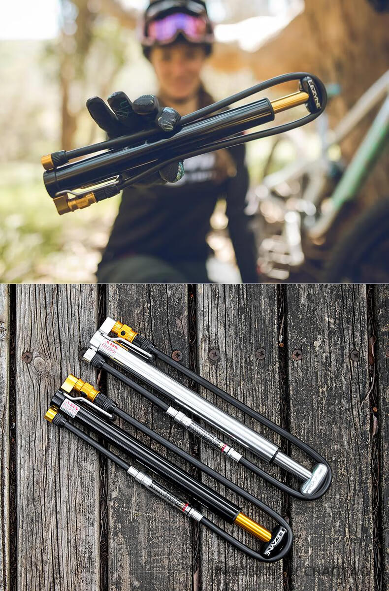 jd推荐 公路车打气筒 打气筒山地公路车便携迷你高压自行车气压表气筒