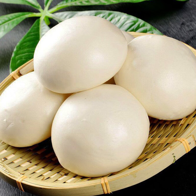 一斤一个大馒头五个装大饽饽山东老面零添加剂馒头纯手工早餐馍馍