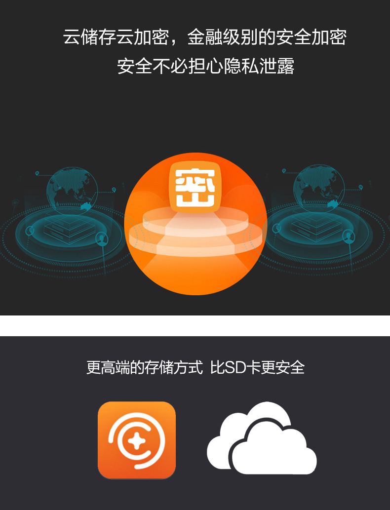 海澳德华为 huawei 通用家用监控摄像头柯泰无线wifi智能网络远程ip