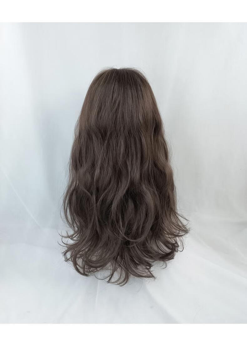 aidahngj假发女长发全头套式慵懒法式烫长卷发大波浪日常气质中长发套