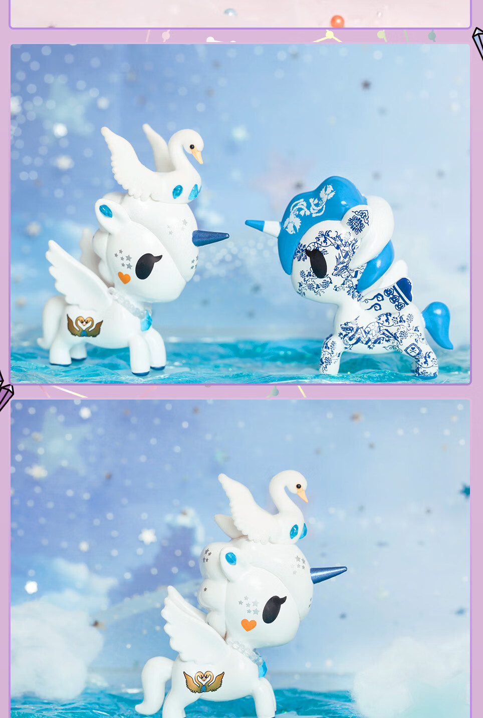 独角兽盲盒樱花福袋网红玩具盲盒手办摆件盲盒娃娃全套惊喜生日礼物