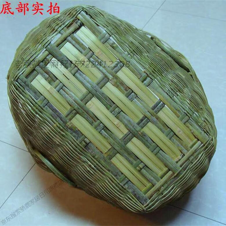 篮子农村老式菜篮子手提篮纯手工竹编菜篮子竹筐竹篓购物手提篮竹篮子