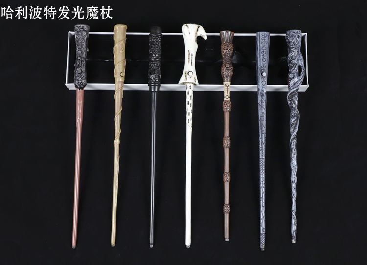 哈利波特魔杖悬浮笔飞天扫帚周边摆件光轮2000i38芙蓉内置金属芯版不