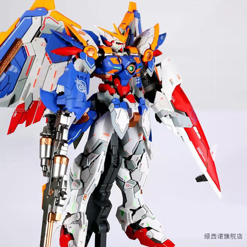万代(bandai)高达mg高达模型拼装玩具大班战损德天使飞翼独角兽强袭