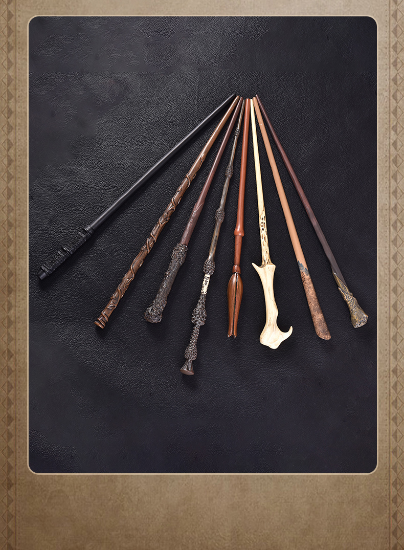 魔杖周边魔法棒魔法杖可施咒赫敏儿童接骨木邓布利多生日礼物卢平魔