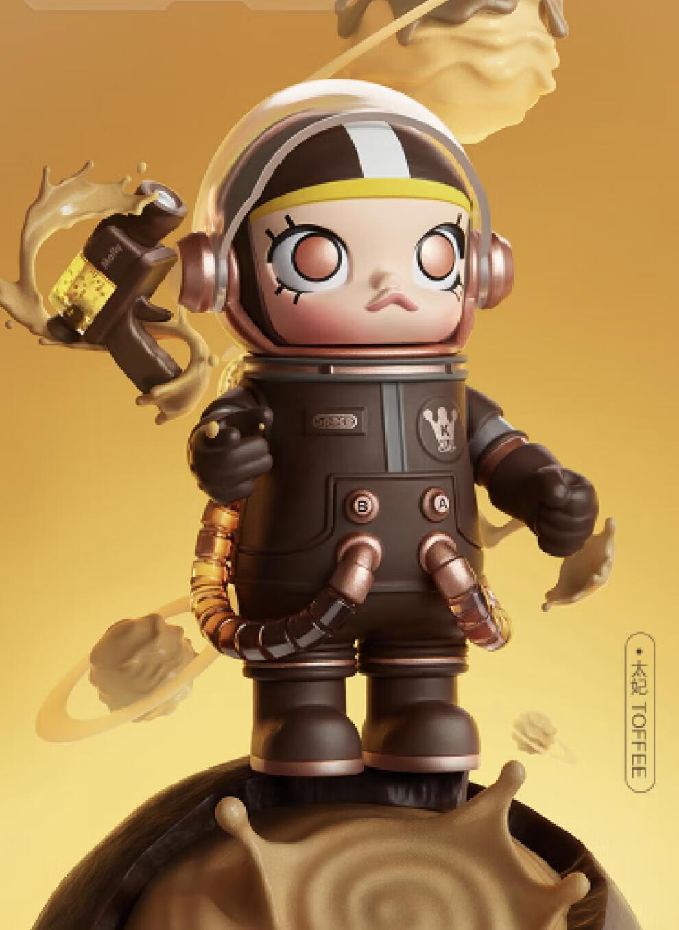 mega珍藏系列100 space molly周年茉莉盲盒潮玩 现货全新塑封一端