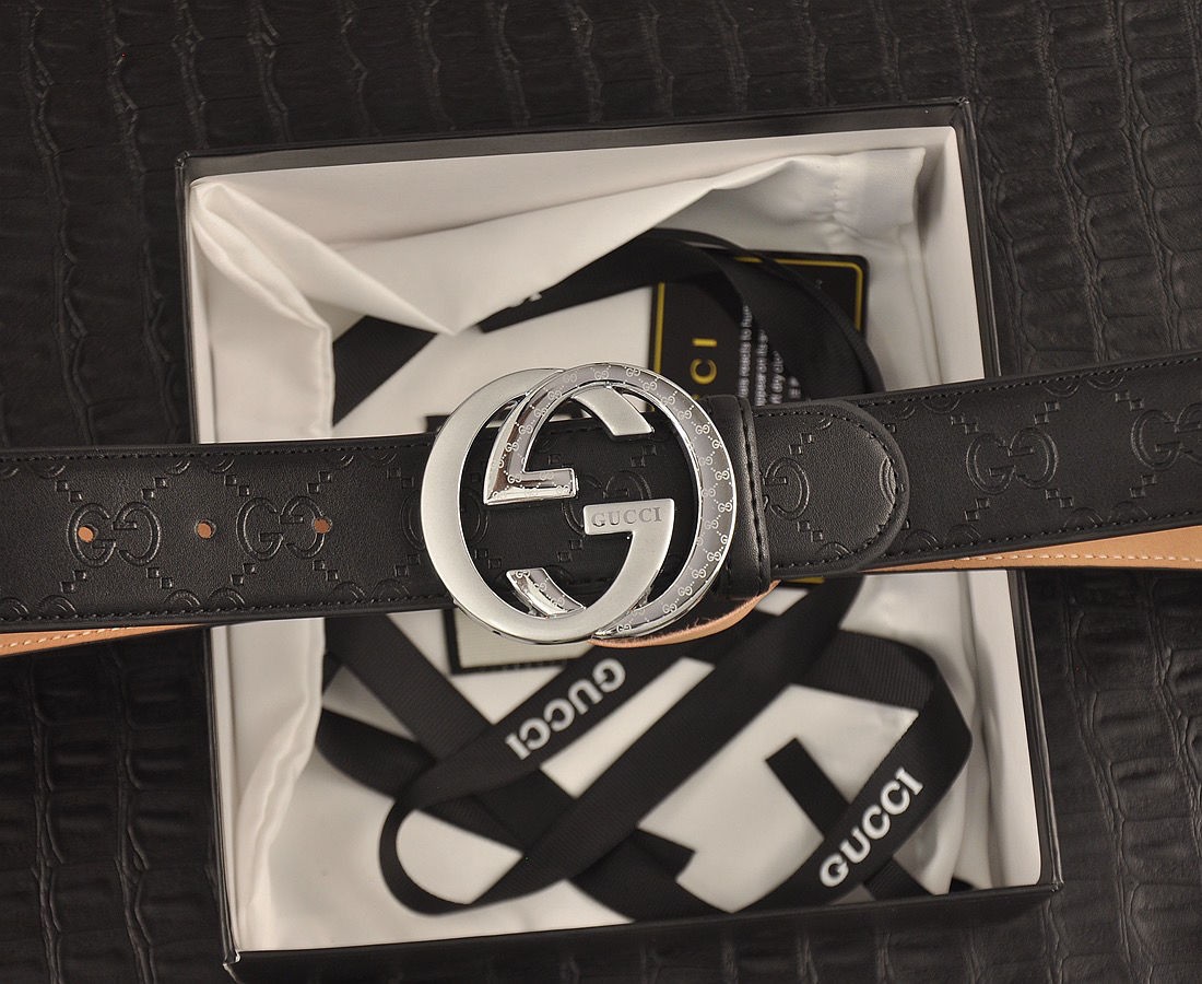 酷奇同款腰带gg皮带双g男士皮带2022新品裤腰带男潮流青年商务休闲软