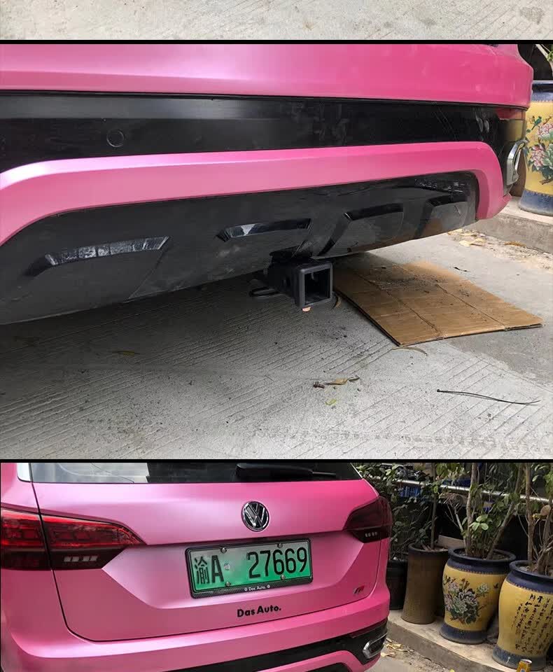 适用于大众探岳拖车钩朗逸帕萨特高尔夫速腾改装拖车杠牵引流氓钩定制