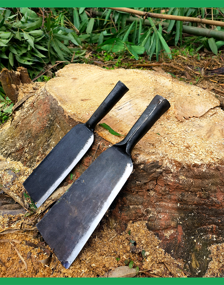 2022新 款可狄 老式手工锻打柴刀破竹刀户外开路刀树特殊钢丛林篾刀