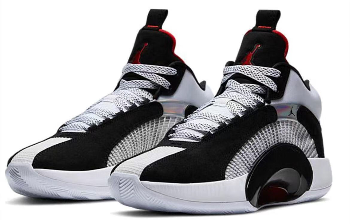 正确版纯原aj35男女高篮球鞋黑白红中国年郭艾伦紫禁之巅黑红 乔35