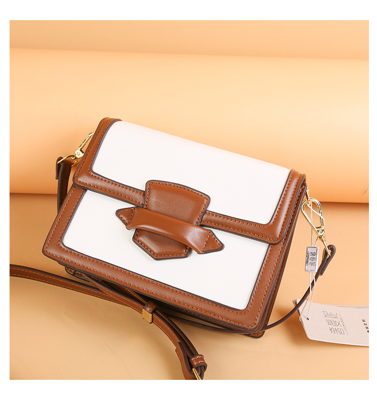 新款奢曼妮女包奢曼妮小众设计包包2022新款潮秋冬撞色女包复古单肩