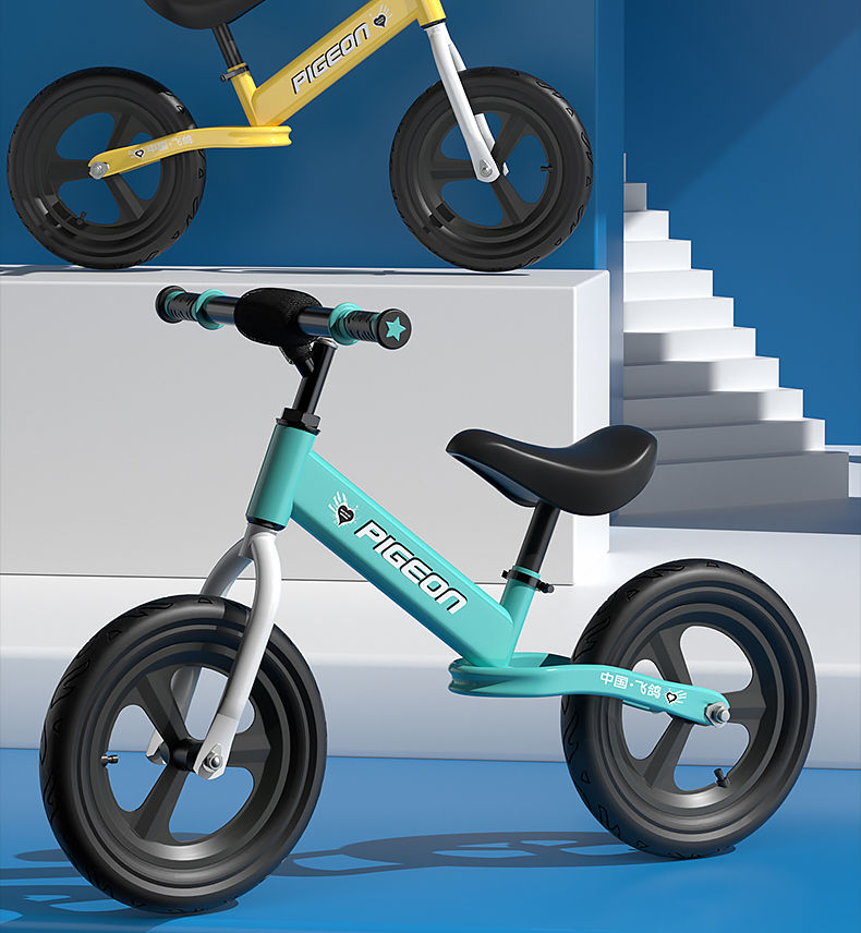 飞鸽儿童平衡车新款236岁轻便型滑行车男女宝宝小孩滑行学步车12寸