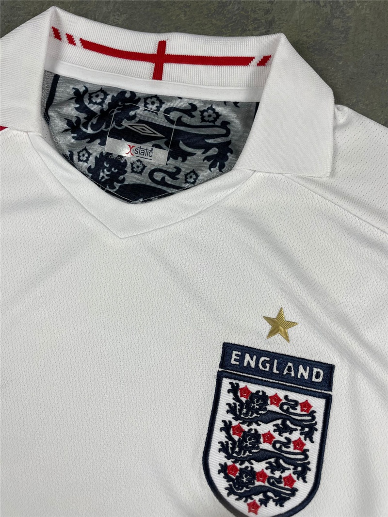 2006年世界杯英格兰复古老球衣鲁尼小贝杰拉德兰帕德足球服 单上衣印9