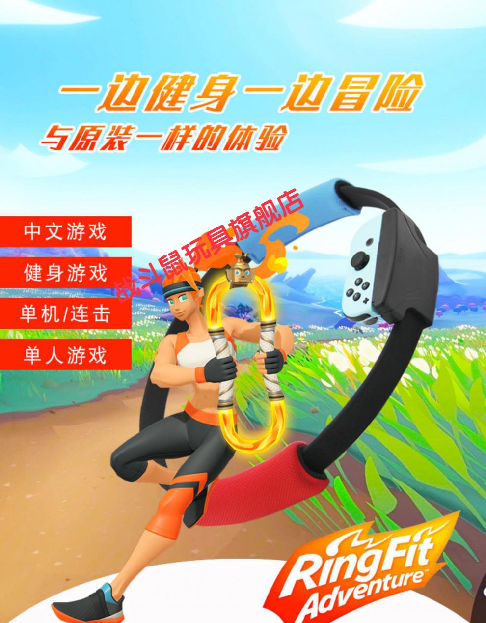 国产健身环国行ns环绑腿普拉提圈 配件新年礼物 良值-ns健身环收纳