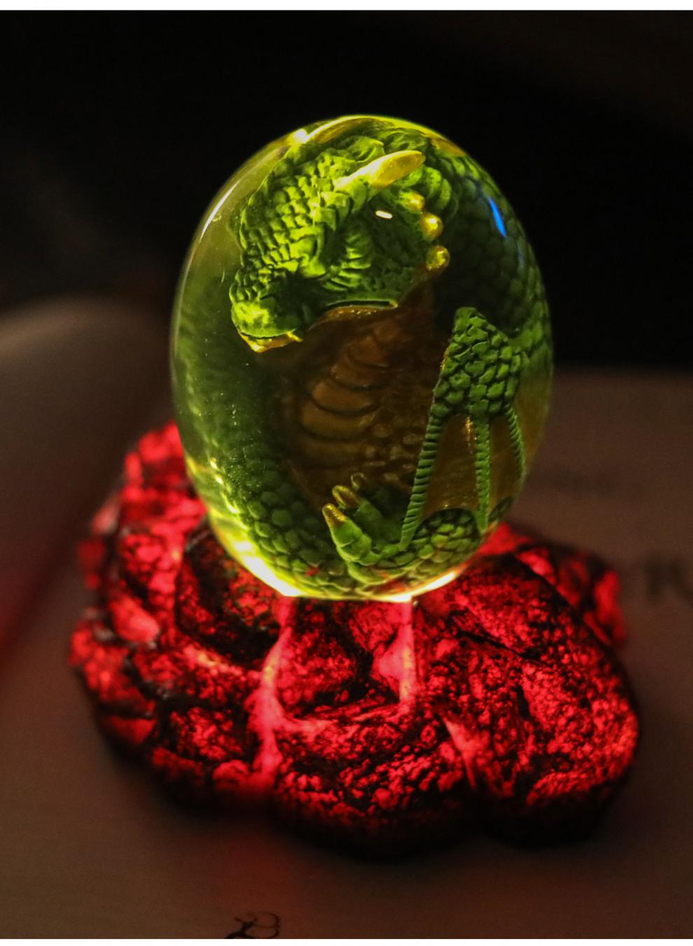 哈利波特龙蛋发光熔岩龙蛋哈利波特挪威脊背恐龙蛋喷火龙魔法觉醒创意