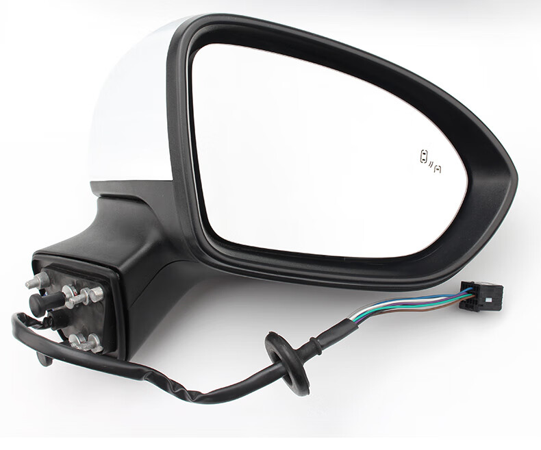 适用17-19款雪佛兰科鲁兹后视镜倒车镜反光镜总成左右白色蓝色 17-19