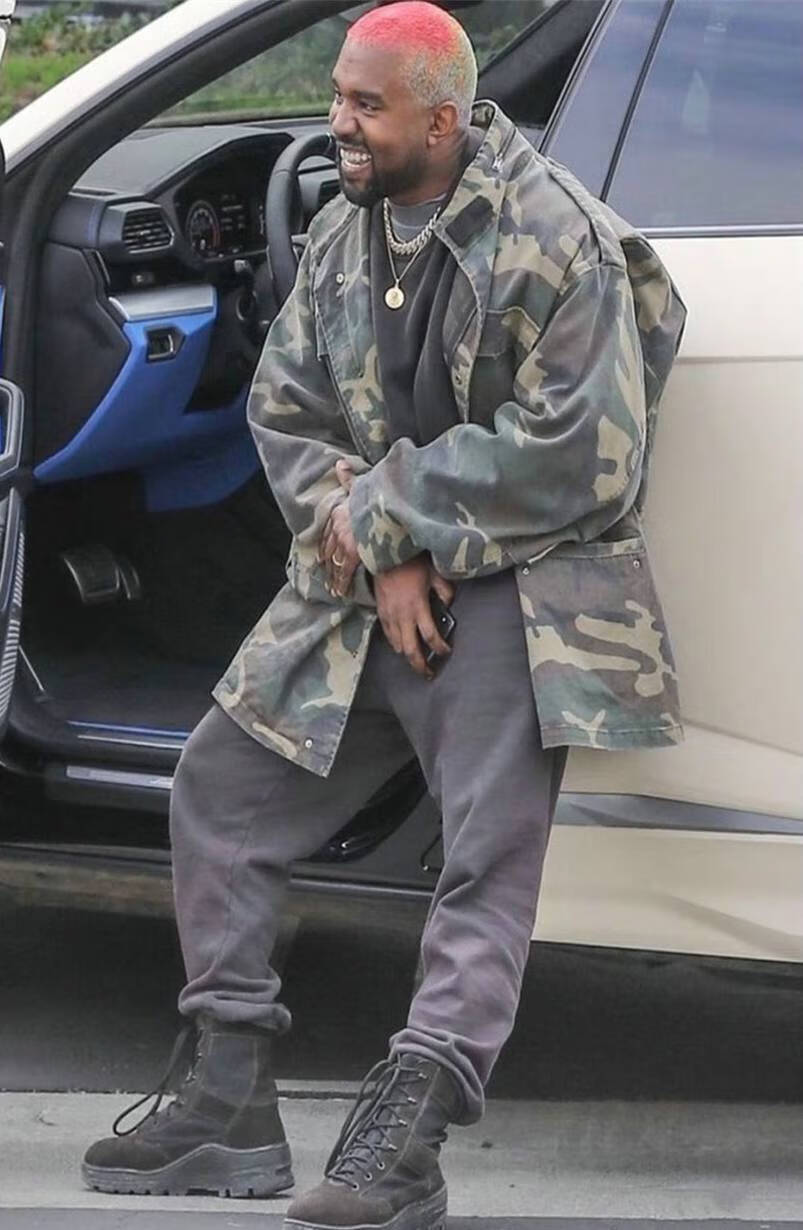 梦迪寇kanye侃爷season6水洗做旧裤子重磅高街宽松束脚运动休闲长裤