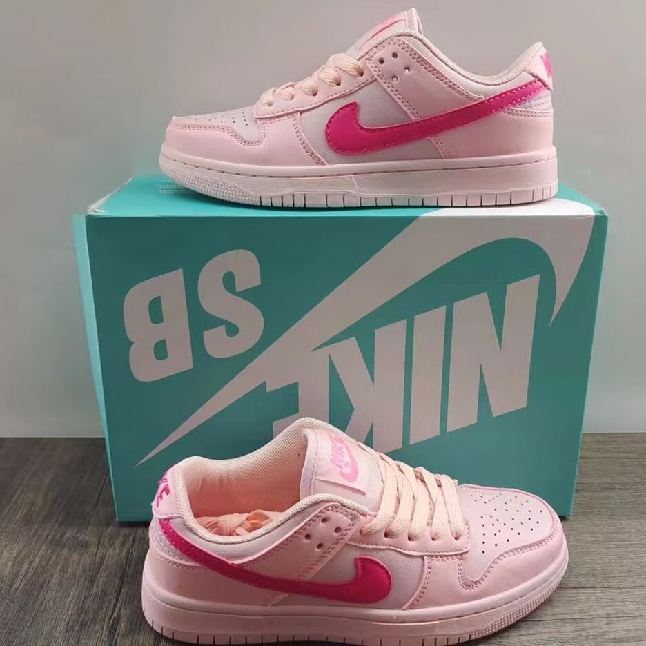 秋季dunk sb low低帮 火烈鸟桃红樱花粉女神aj时尚百搭休闲滑板鞋