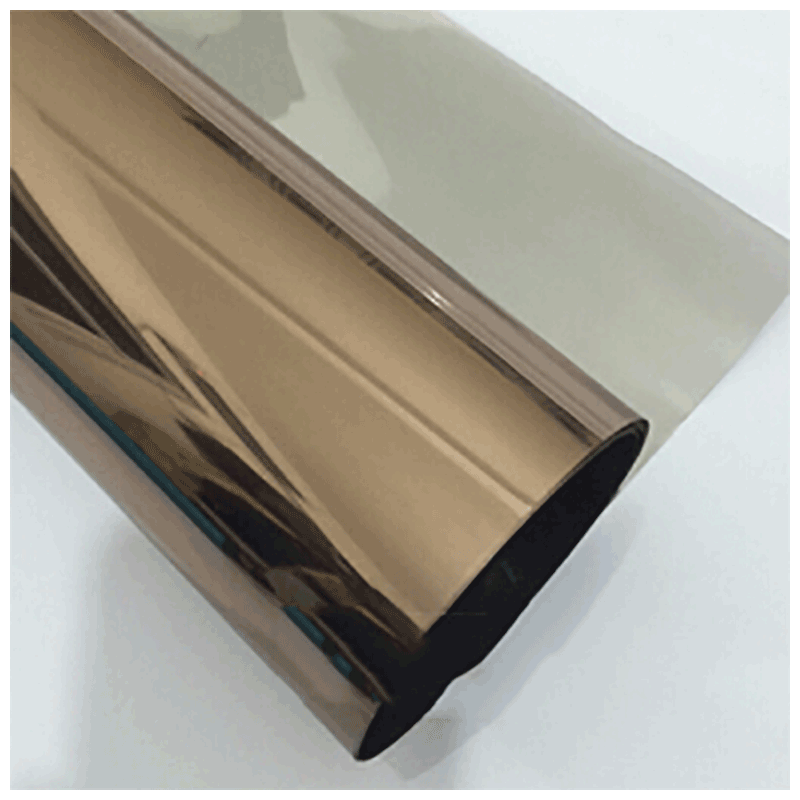 定制单向反光镜面隔热膜防爆膜太阳膜玻璃膜阳台遮光窗户贴纸家用蓝银