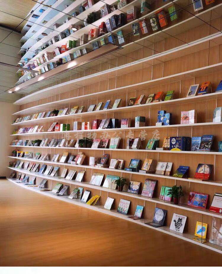 透明亚克力书架书立书托 书城书本展示架 立式相册摆台书籍托架 双面