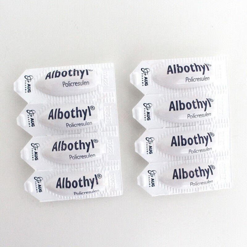 埃及进口德国爱宝疗凝胶albothyl爱宝疗栓剂私处护理栓剂 爱宝疗四盒